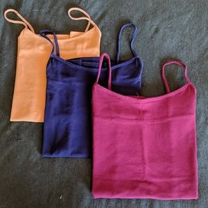 3 colorful camis